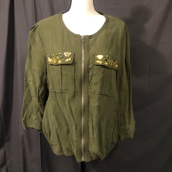 EUC H&M Conscious Collection Bomber Jacket - Picture 7 of 10